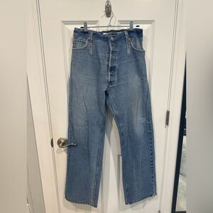 RE/DONE Keep It Here Maternity Jean